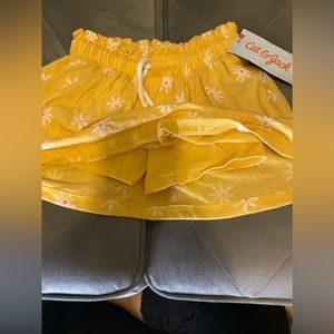 Girls Cat & Jack Flower Print Skort